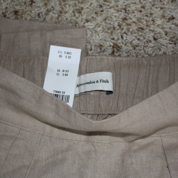 NWT Abercrombie & Fitch Linen Pants - NWT XXS - Picture 4 of 4